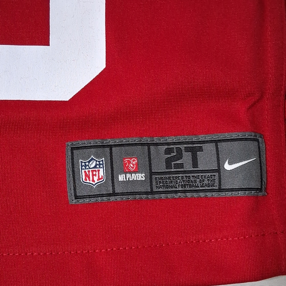 Nike Red Kids' San Francisco 49ers #5 Football Jersey - Picture 4 of 4